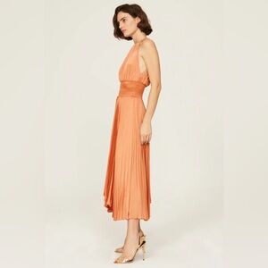 A.L.C. Renzo II Satin Pleated Dress Size 6
